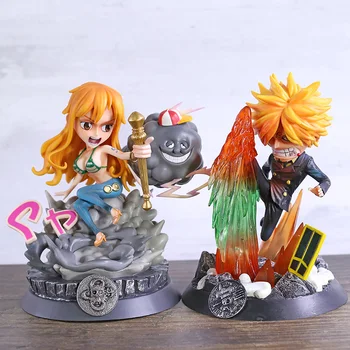 

One Piece Sanji / Nami Battle Ver. Statue PVC Figure Collectible Model Toy Brinquedos
