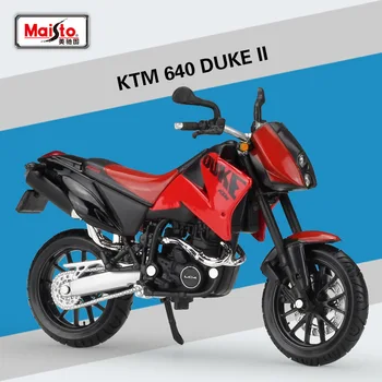 

1/18 KTM 640 DUKE II Mini Motorcycle Alloy Diecast Model Static Simulation Miniature Motorcycles Metal Sculpture Collection Toys