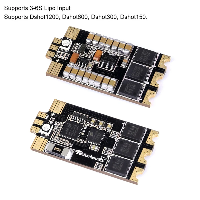 Razor32 V2 35A BLheli_32 3-6S DShot1200 ESC с RGB светодиодный датчик тока двунаправленный для RC FPV гоночный Дрон Квадрокоптер