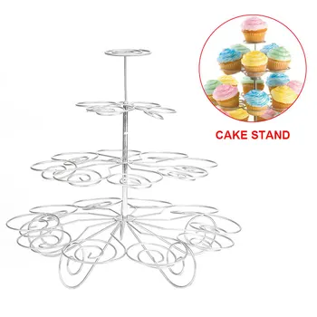 

4 Layers Cake Stand Cupcake Holder Cup Tray Table Decoration Easy To Use