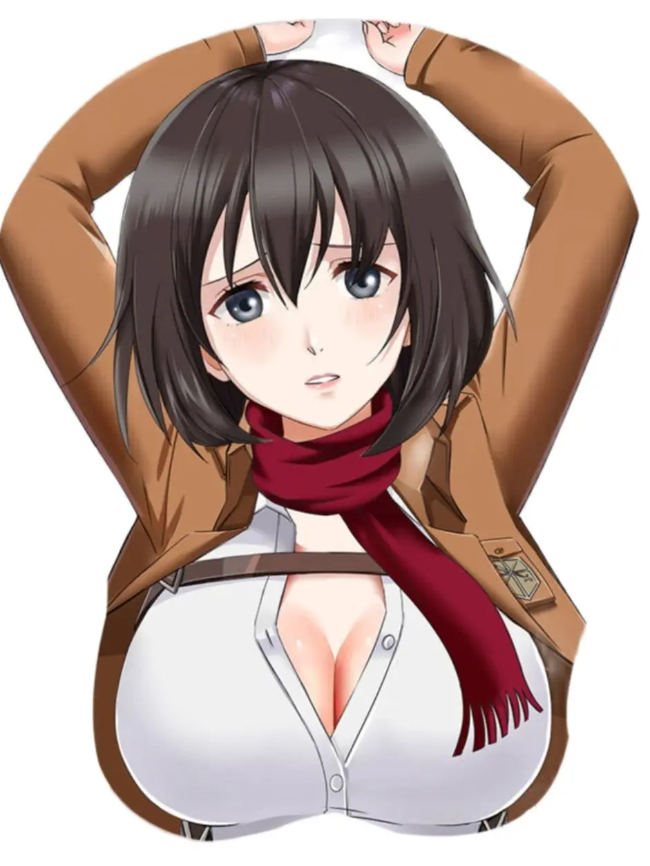 Hot Anime Attack On Titan Mikasa Ackerman Cute Girl 3d Chest Soft Gel  Gaming Mouse Pad Cartoon Mousepad Wrist Rest Xmas Gift - Cosplay Costumes -  AliExpress