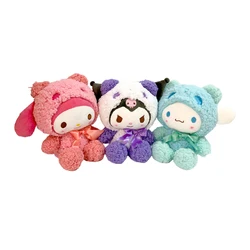 Juguetes de peluche de moda Sanrio Takara Tomy, Kuromi Cinnamoroll, muñeco de peluche de Anime de dibujos animados Ragdoll Dol, decoración del hogar, regalo para niña y niño