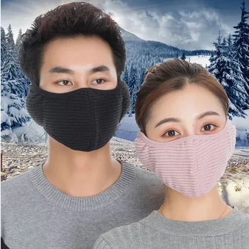 

Mascarilla Unisex Autumn Winter Warm Plush Face Mask Reusable Washable Breathable HOT Mascarilla masque Face Masks