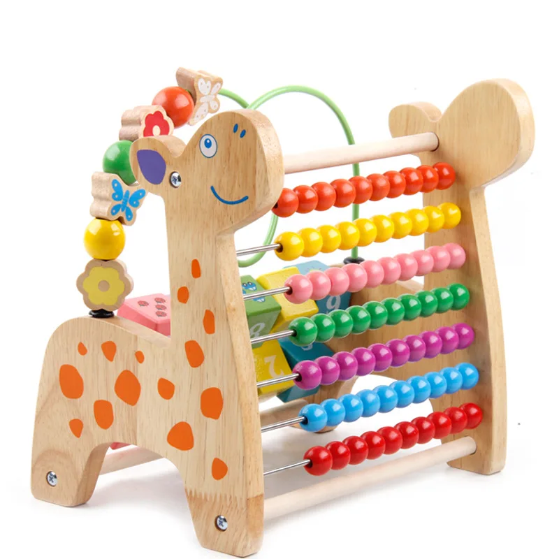 

Toy Yi Beaded Bracelet Bead-stringing Toy Children One-And-a-Half-Year-Old Infants Intelligence 1-3 a Year of Age Baby Girls Cal
