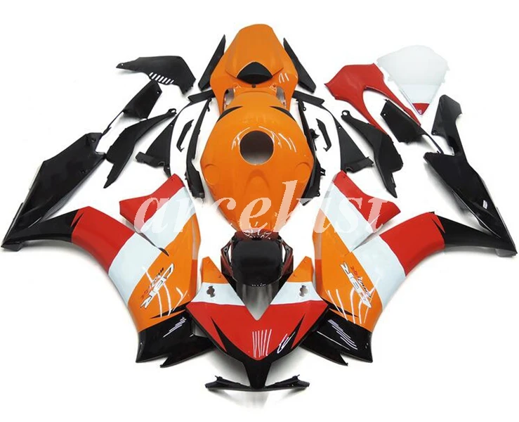 ABS Полный обтекатели комплект Подходит для HONDA CBR1000RR 2012 2013 для детей возрастом 12, 13, 14, 15, 16 CBR1000 1000RR тела комплект orange