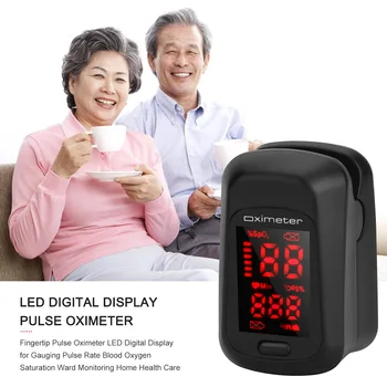 

Fingertip Pulse Oximeter LED Digital Display for Gauging Pulse Rate Blood Oxygen Saturation Home Health Care Pulse Oximeter