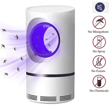 

LED Mosquito Lamp with Saving Efficient Electronic Killer USB Powered Fly Trap Insect Killer For Kitchen Bedroom Bathroom 220V