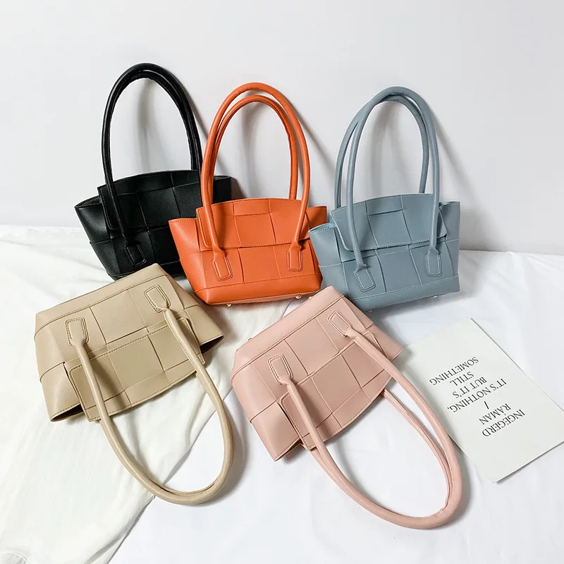 

Textured Female Bag Catfish Bag 2020 New Trend Fashion Net Red Wild Ins Portable Large-capacity Shoulder Bag