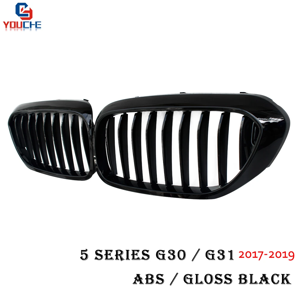 Передняя решетка радиатора G30 для BMW 5 серии G31 2017 2019 520i 530i 540i M550i M5 F90 глянцевый
