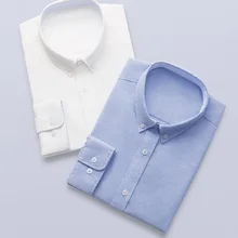 Новая 90 забавная Классическая оксфордская хлопковая рубашка мужская оксфордская ткань удобная и Повседневная дышащая рубашка с длинным рукавом