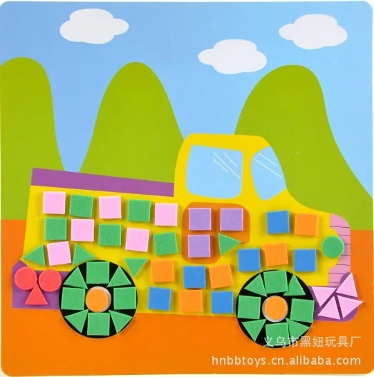 Стиль в коробке мозаичные наклейки черная девушка taobao подлинные наклейки для продукта Детские Развивающие DIY наклейки