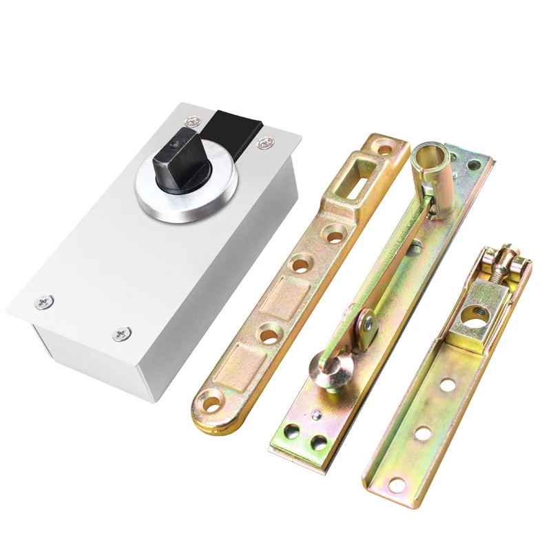 

High Quality 1Set Heavy Duty Door Pivot Hinges 360 Degree Rotation Install Up and Down Load-bearing 400KG