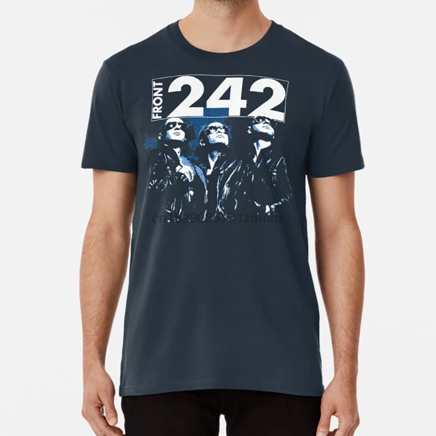 ebm electronic synthpop belgian belguim industrial shirt front 242 body Front T | Мужская одежда