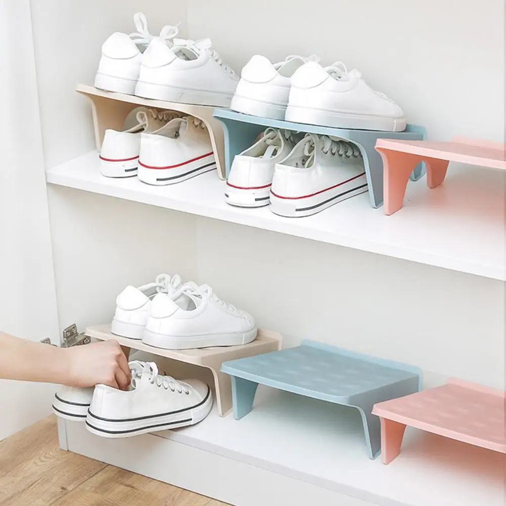 Shoe Holder Storage Rack Double Shelf