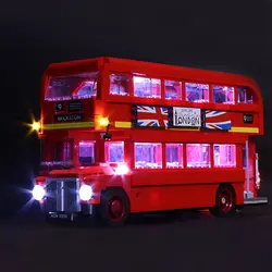 СВЕТОДИОДНЫЙ световой набор для technic 10258 London bus Building bricks fit 21045 Creator городские кварталы игрушки подарки (только светодиодный свет)