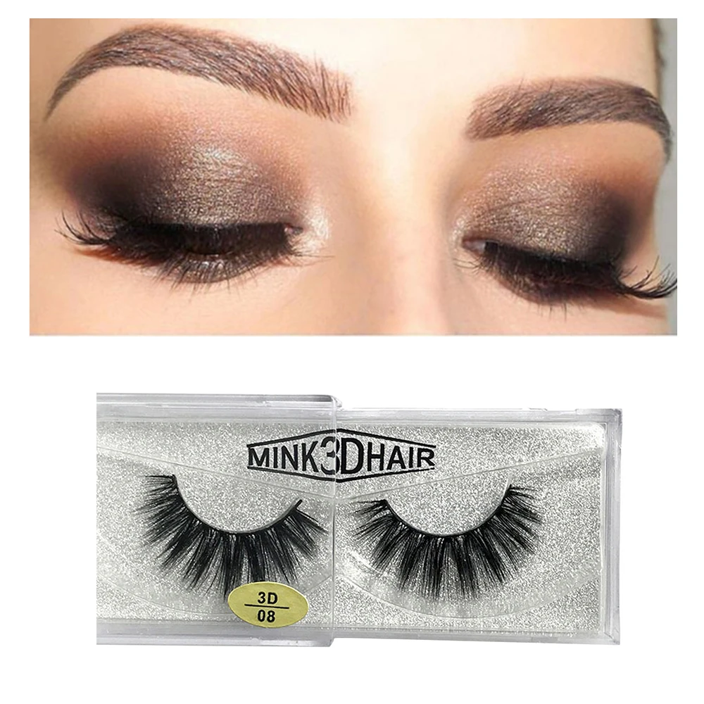 

Stock Clearance!!! Natural Fake Eyelashes 3D Handmade Thick Mink False Eyelashes 3 Magnet Lashes Long Lasting Extension Makeup