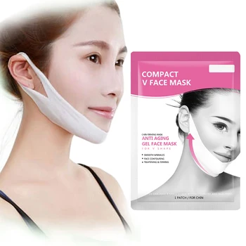 

Firming Tightening Chin Lifting Gel Travel Moisturizing Slimming Neck Skin Care Facial Mask Bandage Ear Hook V Shaper