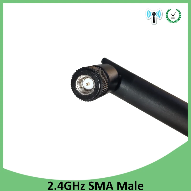 EOTH 2.4g antenna 5dbi sma male wlan wifi 2.4ghz antene pbx iot module router tp link signal receiver antena high gain