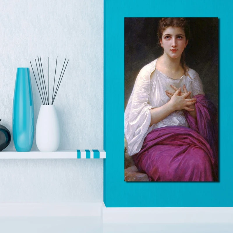 

Aestheticism Psyche Vintage Canvas Painting Print Living Room Home Decor Modern Wall Art Oil Painting Poster Pictures Framework