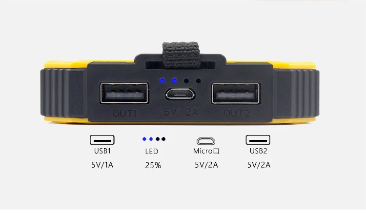 Solor power Bank 30000 мАч Внешний аккумулятор портативное быстрое зарядное устройство для всех смартфонов с солнечной панелью зарядное устройство