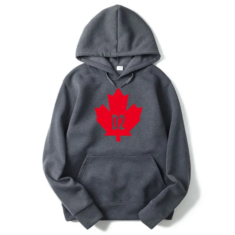 

2018 Foreign Trade Spring Popular Youth Men's D2 Printed Fleece Hooded Sweater Hoodie