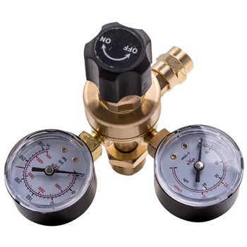 

plexiglass dial Gas pressure regulator Argon CO2 mix 2 Gauge Welding Regulator Mig Tig Welding plexiglass dial 0-315 bar DUAL