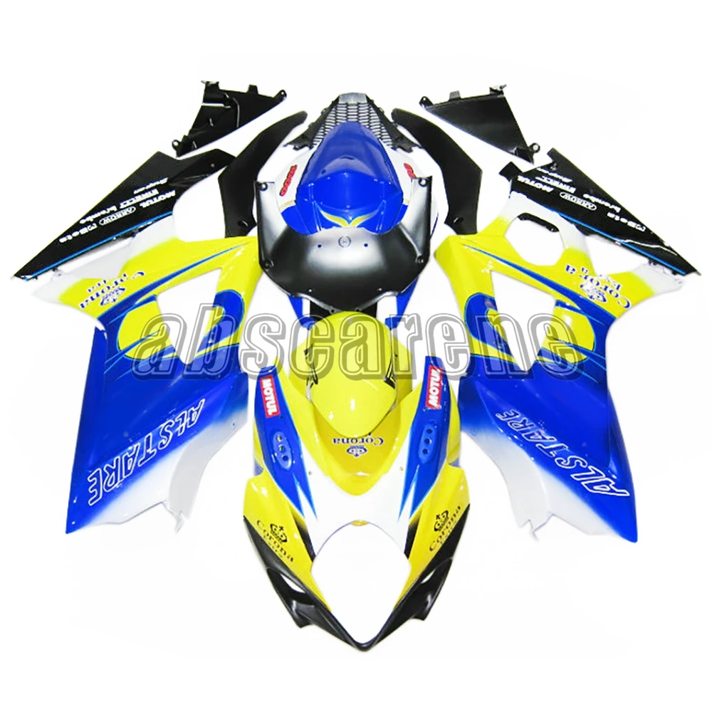 Full Fairing Kit For Suzuki GSXR1000 K7 2007 2008 GSXR-1000 07 08 ABS Plastic Injection Motorcycle Bodywork Yellow Blue Black | Автомобили