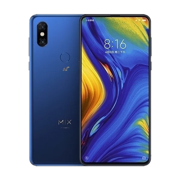 Blue Глобальная версия Xiaomi mi x 3 5G 6GB 64GB Смартфон Snapdragon 855 6,3" слайдер AMOLED экран 24 МП Две фронтальные камеры - Цвет: Blue
