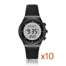 Harameen Azan наручные часы для всех мусульманских молитв с Qibla компасом Alfajr время 32 мм водостойкий Ислам подарок 10 шт