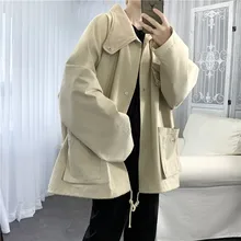 ^#Cheap Autumn Tooling Jacket Men's Fashion Solid Color Casual Multi-pocket Jacket Mens Streetwear Wild Loose Hip-hop Bomber Jacket Men ^#Cheap Autumn Tooling Jacket Men's Fashion Solid Color Casual Multi-pocket Jacket Mens Streetwear Wild Loose Hip-hop Bomber Jacket Men