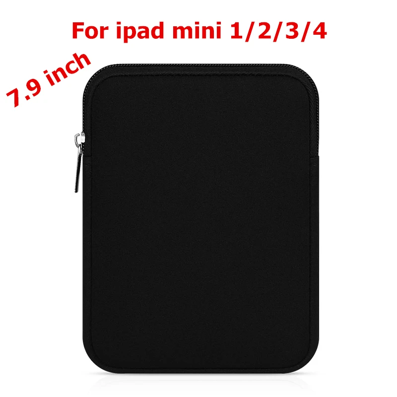 7.9 inch black BinFul мягкие планшеты гильзы сумка для iPad Mini 1/2/3/4 Air 1/2 крышка чехол для iPad Pro 9,7 нового iPad 9,7 для чтения электронных книг 6 - Цвет: 7.9 inch black