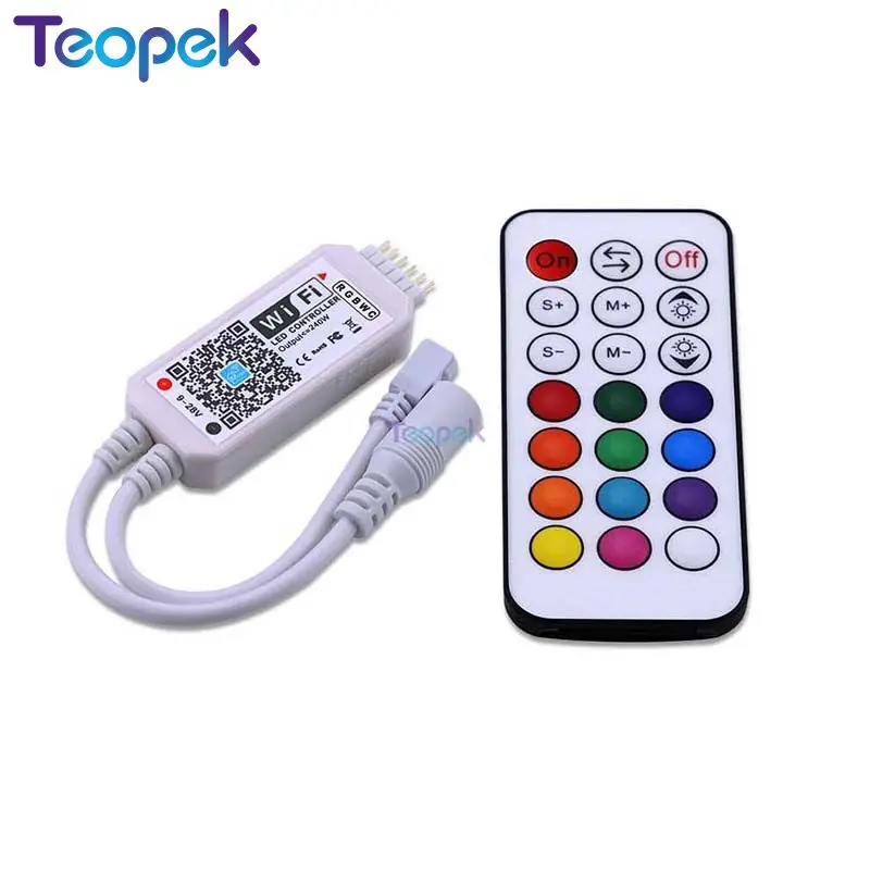Magic Home мини умный RGB+ CCT светодиодный контроллер 21key RF пульт дистанционного управления с Alexa Google для RGB+ CCT светодиодный светильник