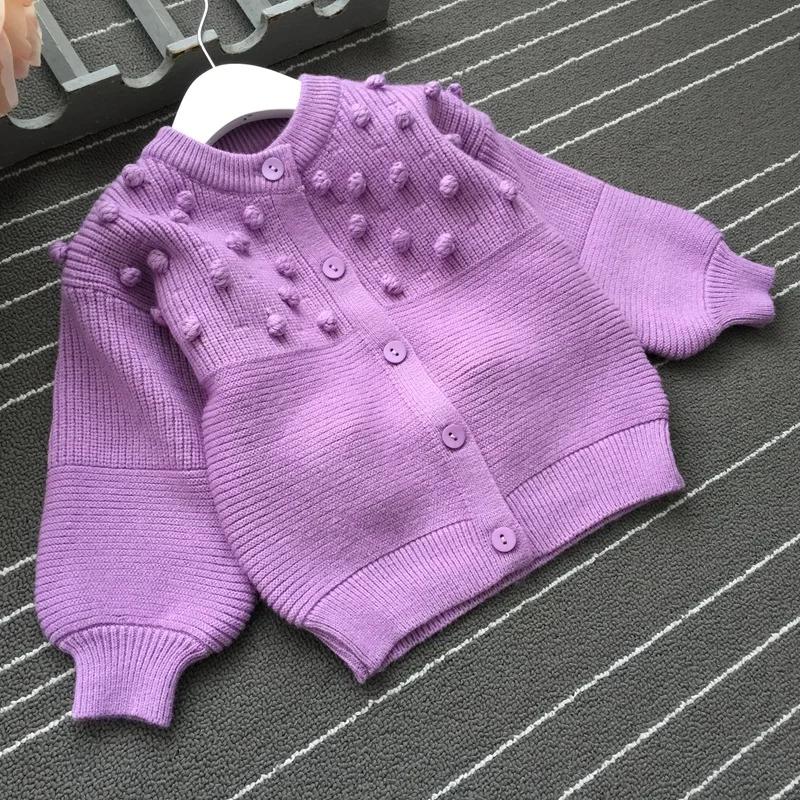 Весенний стильный Детский свитер детский свитер кардиган в Корейском стиле для девочек универсальная Fashion-H077