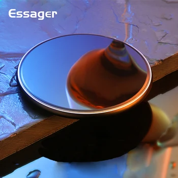 

Essager Qi Wireless Charger For iPhone 11 Pro X XS Max Xiaomi mi 9 Glass Wirless Charging station 10W Fast Wireless Charging Pad