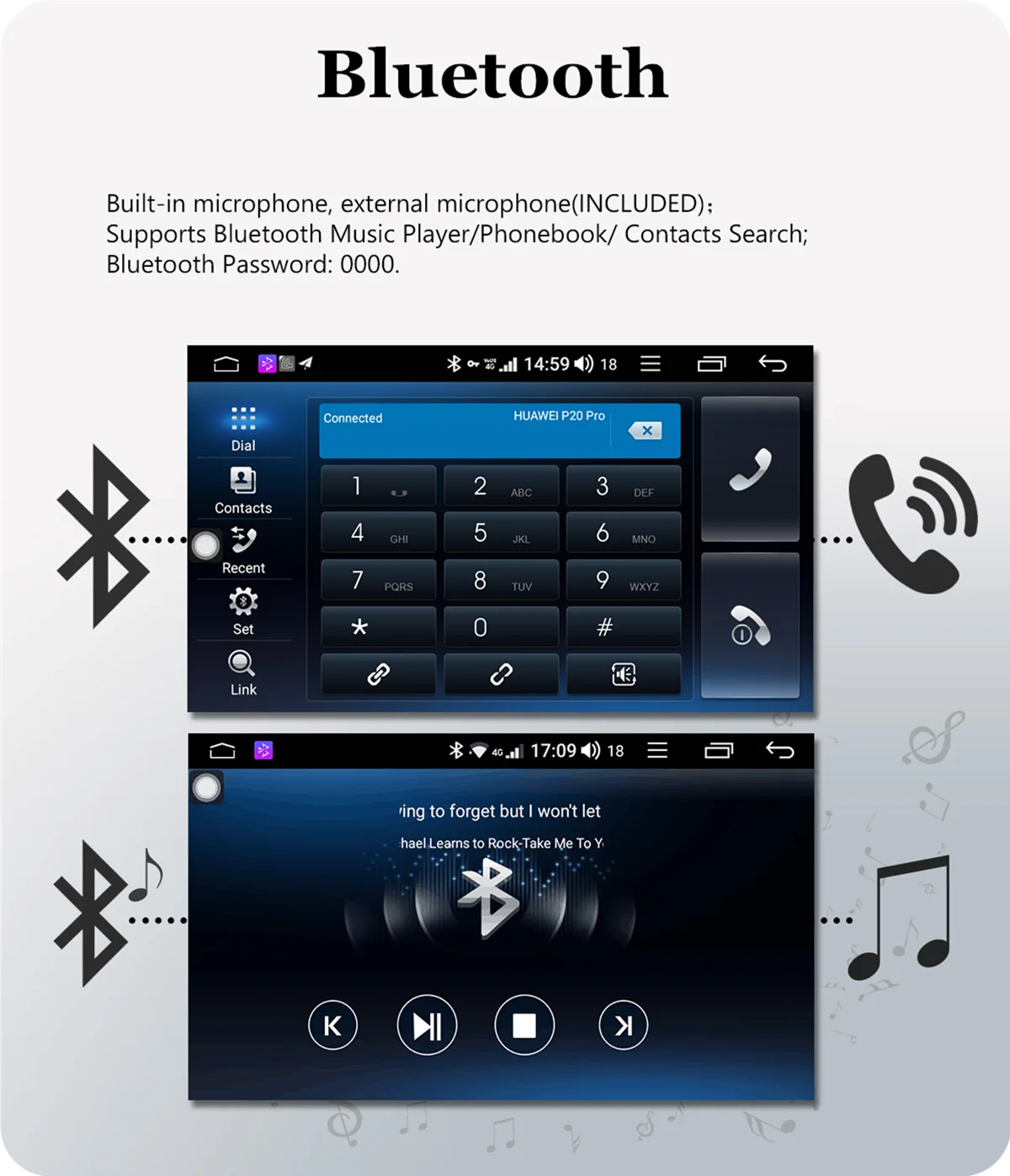 Top 4GB+64GB 1Din Android 8.1 Car Stereo Multimedia Autoradio Player GPS Glonass Bluetooth DVR DSP Carplay Subwoofer 4G SIM SPDIF 11