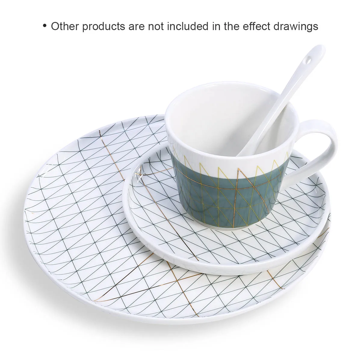 

Hot New Simple Ceramic Plate Livingware Dinner Serving Plate Porcelain Dishes Microwave Safe Dishwasher Safe Porcelain Plate