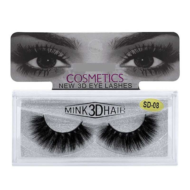 

3D mink eyelashes soft long eyelashes multi-layer thick false eyelashes hanging plate SD eyelashes