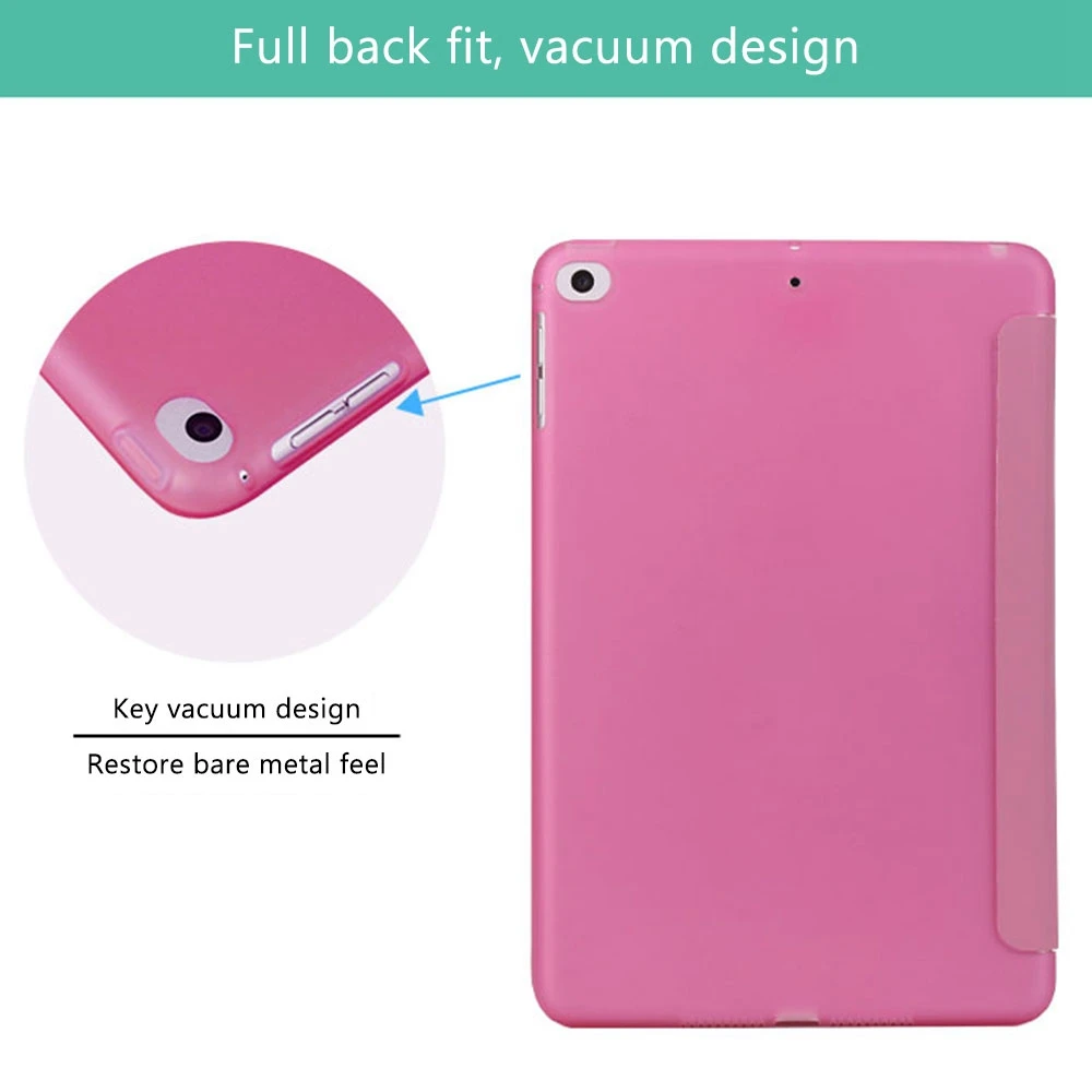 FLOVEME чехол для i Pad 2 шелковая кожа чехол для i Pad Mini 5 чехол складной чехол искусственная кожа полный чехол для iPad 2 Mini 5 smart Cover
