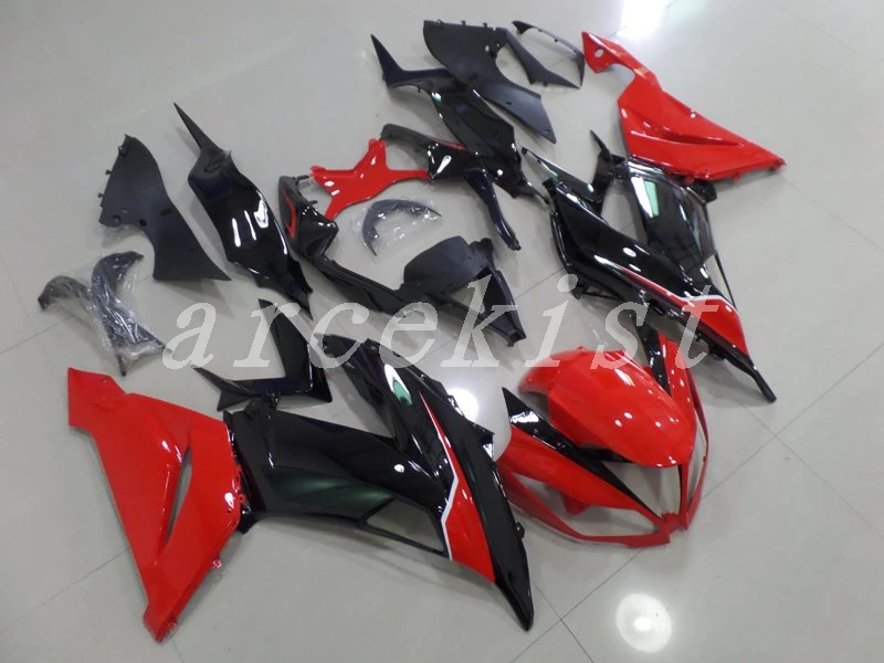 WYNMOTO ABS Plastic Injection Motorcycle Full Fairing Kit Cowlings For ZX6R 2013 2014 2015 2016 ZX-6R 13-16 White Black Red Sportbike Covers 