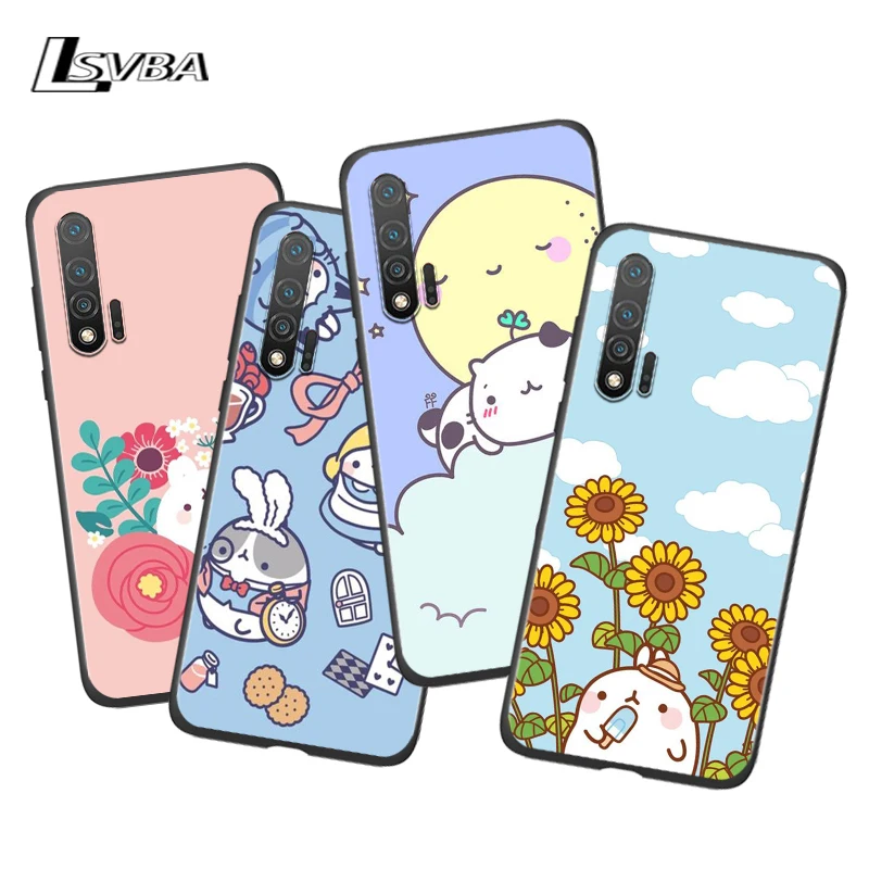 Милые мультяшные рисунки для Huawei Nova 7SE 5G 7i 6SE 5T 5i 5Z 5 4E 4 3i 3E 3 2i 2 Pro Lite 2017 силиконовый