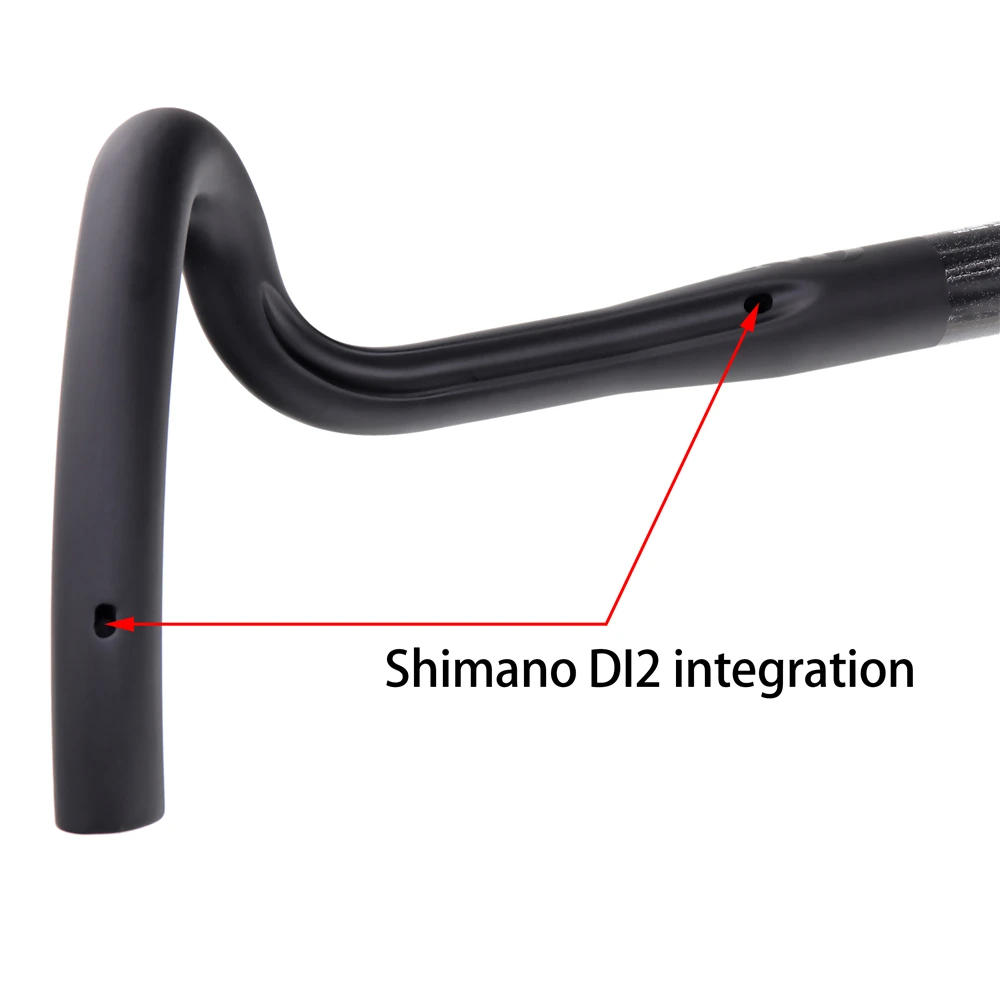 Carbon Gravel handlebar Big Flare Bar Cyclocross 5