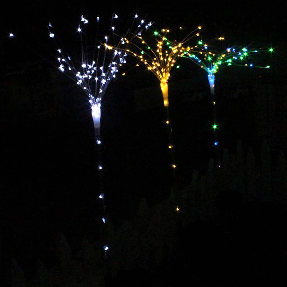 Звездный струнный свет IP67 Солнечная энергия Фея букет люстра-одуванчик Рождественский Декор фестиваль пейзаж лампа прочный Сказочный свет