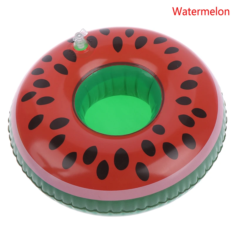 watermelon Водные игрушки, мини плавающий держатель для чашки, летний бассейн, для плавания, вечерние лодки для напитков, детский бассейн, игрушки, надувной держатель для напитков - Цвет: watermelon