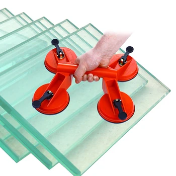 

Glass Lifter Vacuum Puller Suction Cup Practical Tile Mirror Four Pad Strong Bearing Sucker Plate Transport Granite Hand Tool