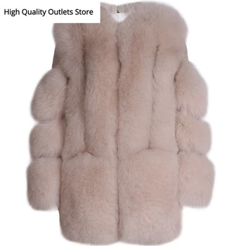 

natural fur coat women real fur coat ladies fox fur coat