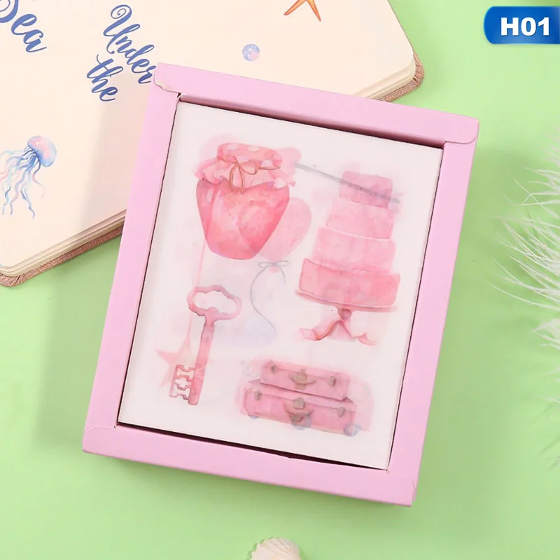 20 листов декоративные наклейки DIY Дневник Scrapbooking этикетка стикер s Канцтовары Школьные принадлежности - Цвет: H01