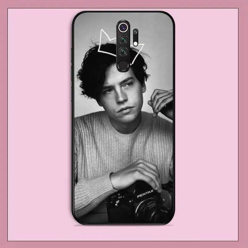 TOPLBPCS Американский ТВ ривердейл серии Cole Sprouse мягкий черный чехол для телефона RedMi