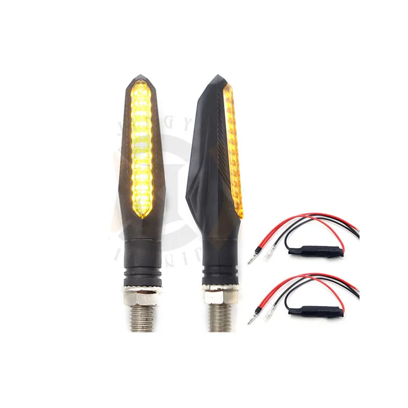 Светодиодный сигнал поворота для мотоцикла 12 SMD задний фонарь мигающий гибкий