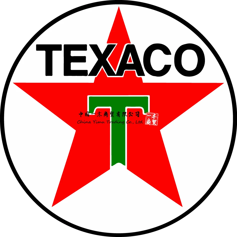 Texaco Gas Fuel Vinyl Decal Sticker Car Truck Bumper 