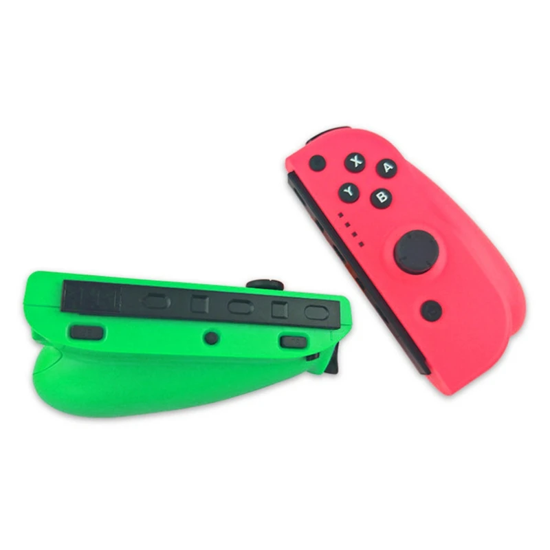 Беспроводной игровой контроллер Bluetooth подходит для Ns Joy-Con (L/R) ручки поддерживает проводной/беспроводной джойстик (розовый + Gr